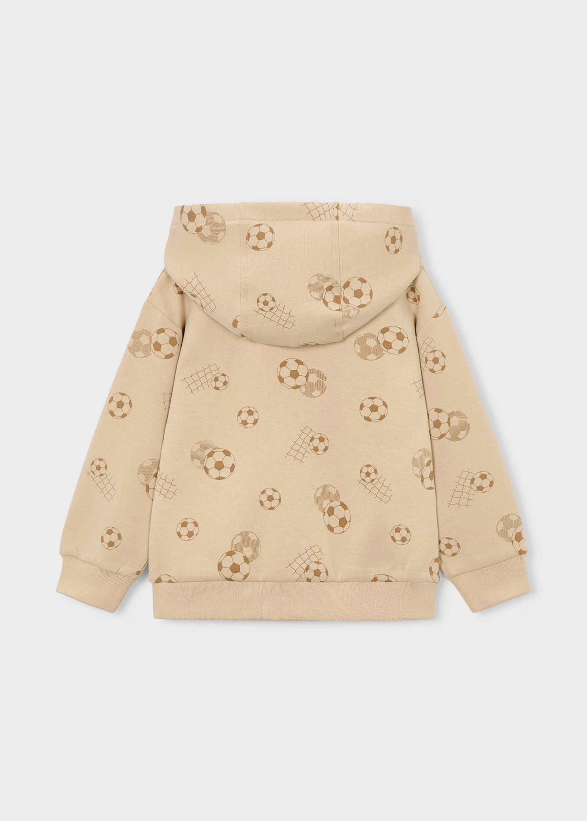 Mayoral Beige “Football” Hoodie 3435