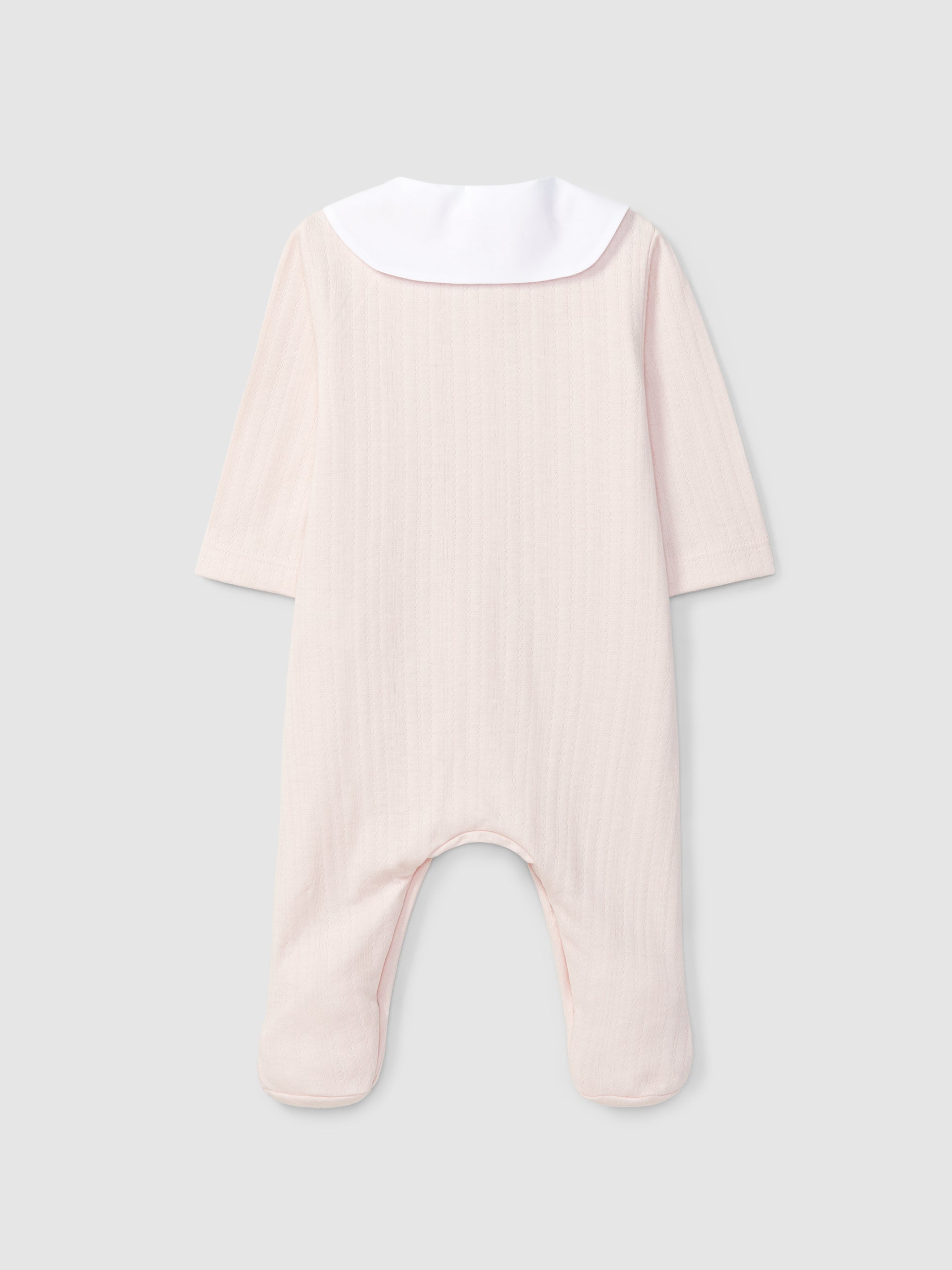 Laranjinha Pink Babygrow with Collar V6196
