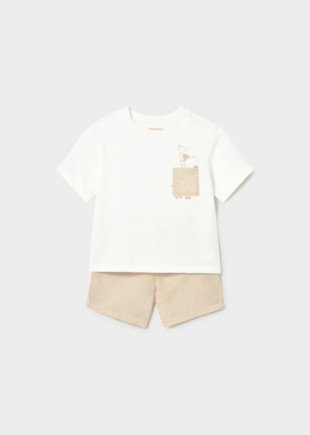 Mayoral Toddler Stripe 2pc Set 1228