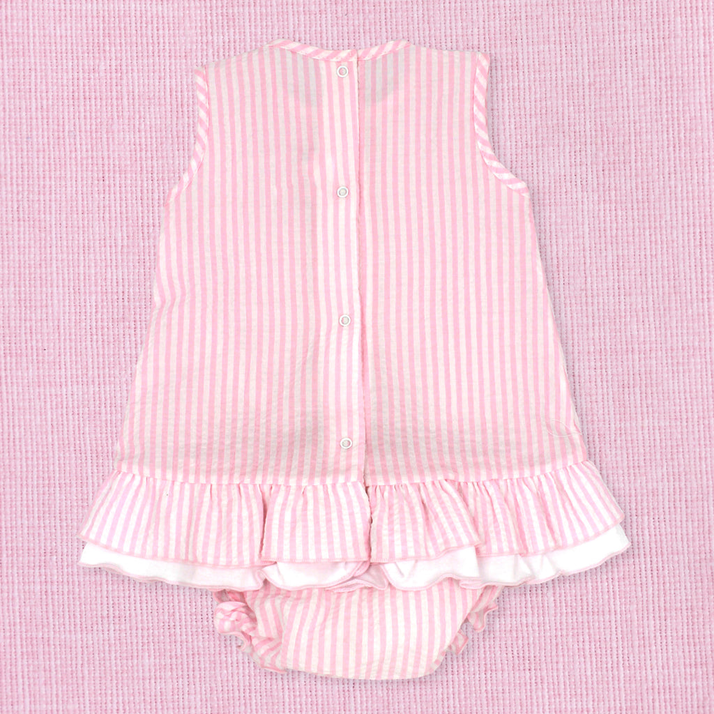 Rapife Pink Stripe Dress & Bloomers 4130S26