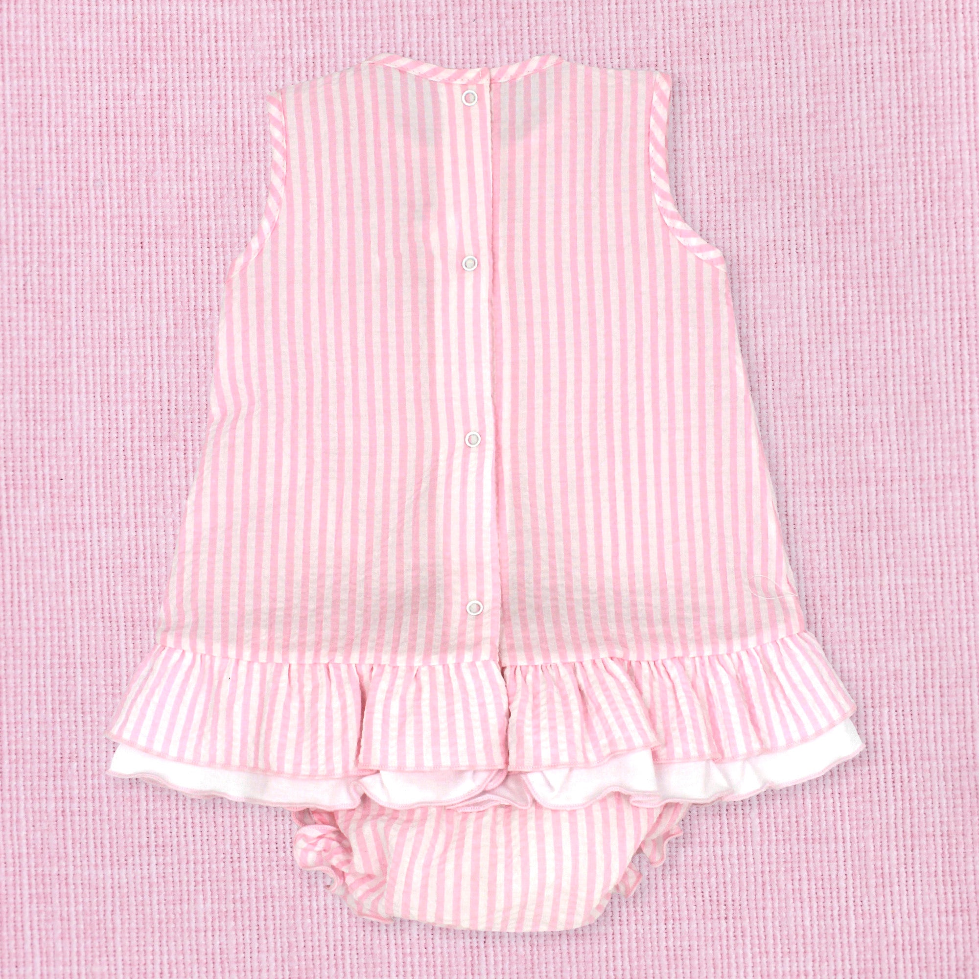 Rapife Pink Stripe Dress & Bloomers 4130S26