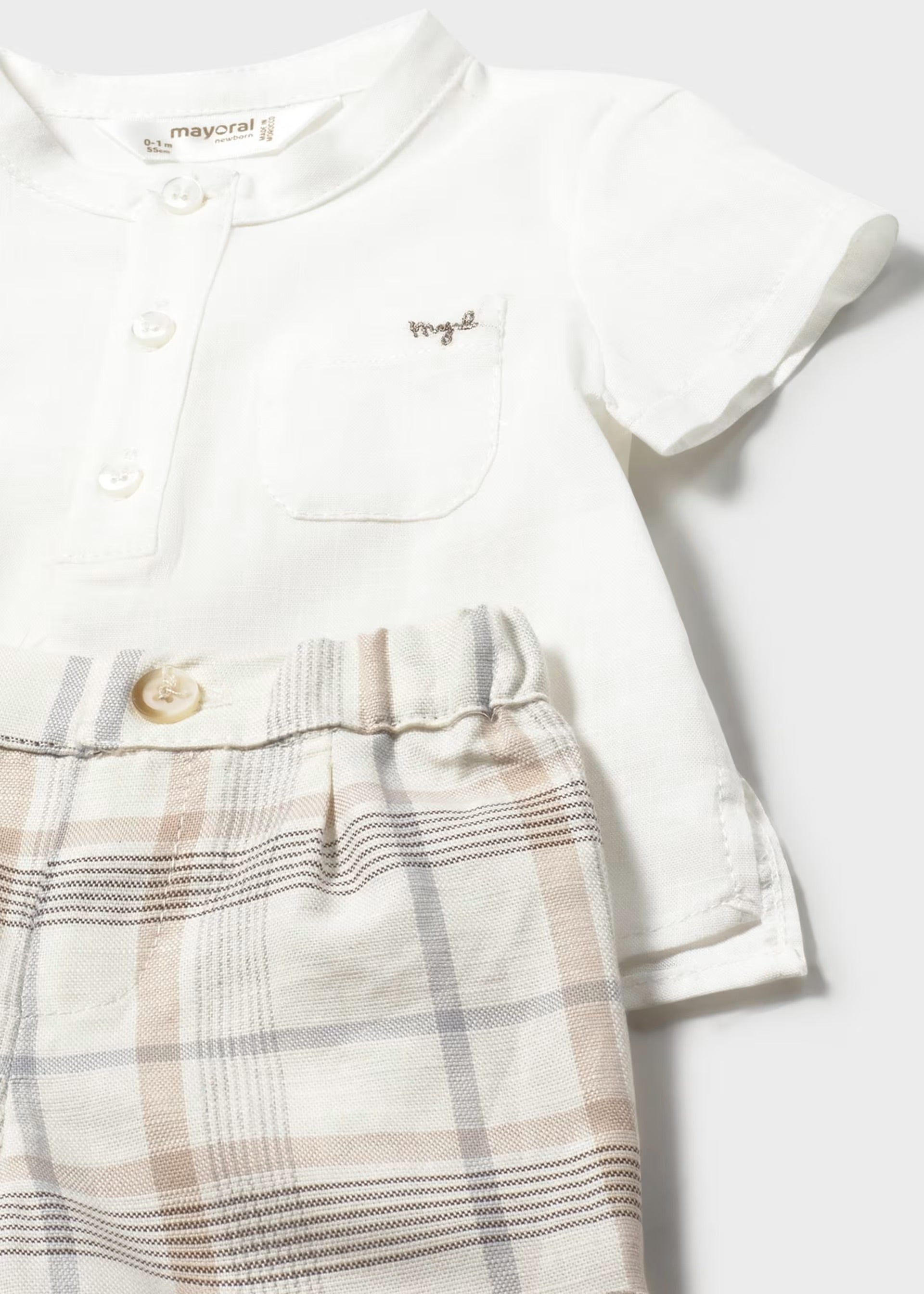Mayoral Baby Shirt & Shorts 1270