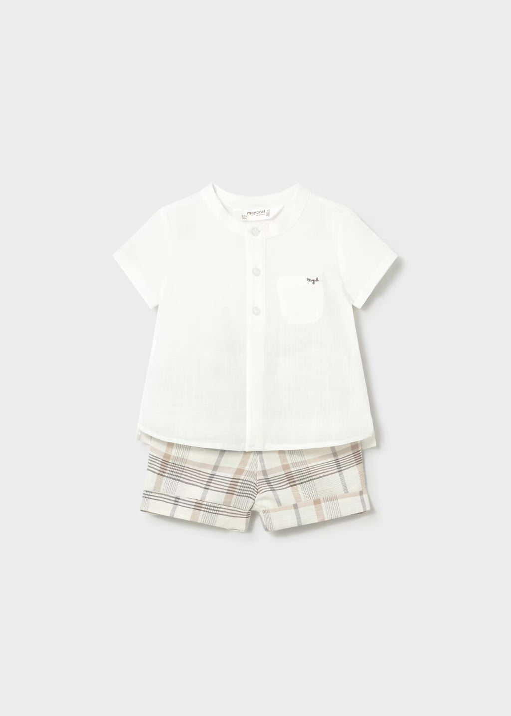 Mayoral Baby Shirt & Shorts 1270