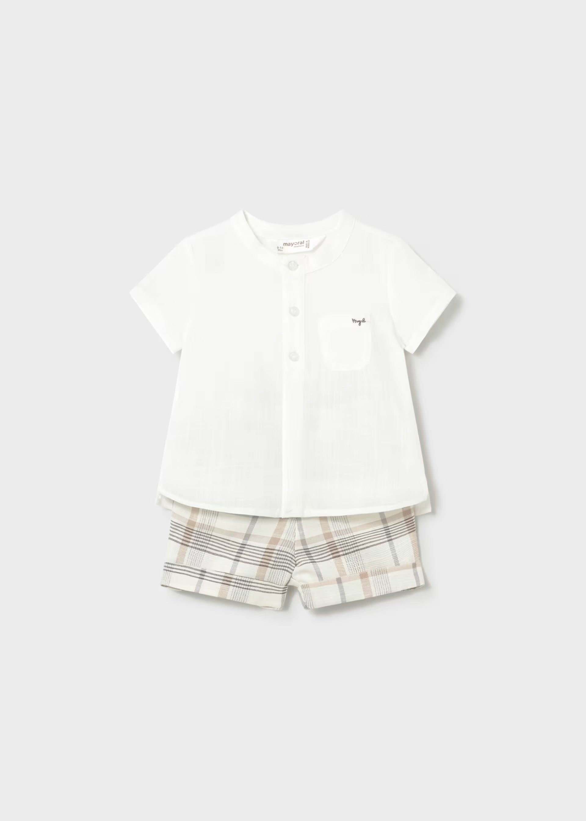 Mayoral Baby Shirt & Shorts 1270