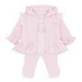 Girls Pink Tracksuit