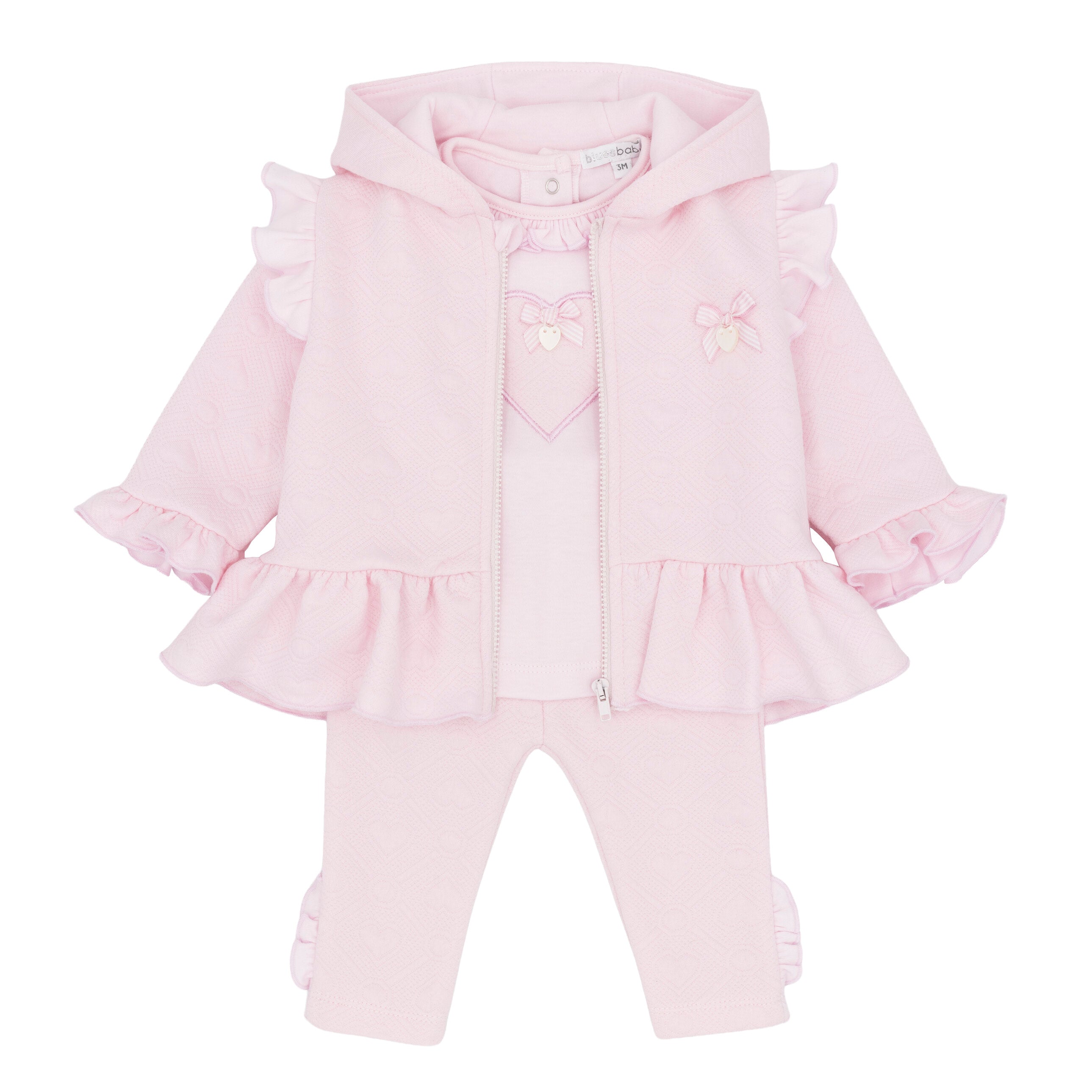 Girls Pink Tracksuit