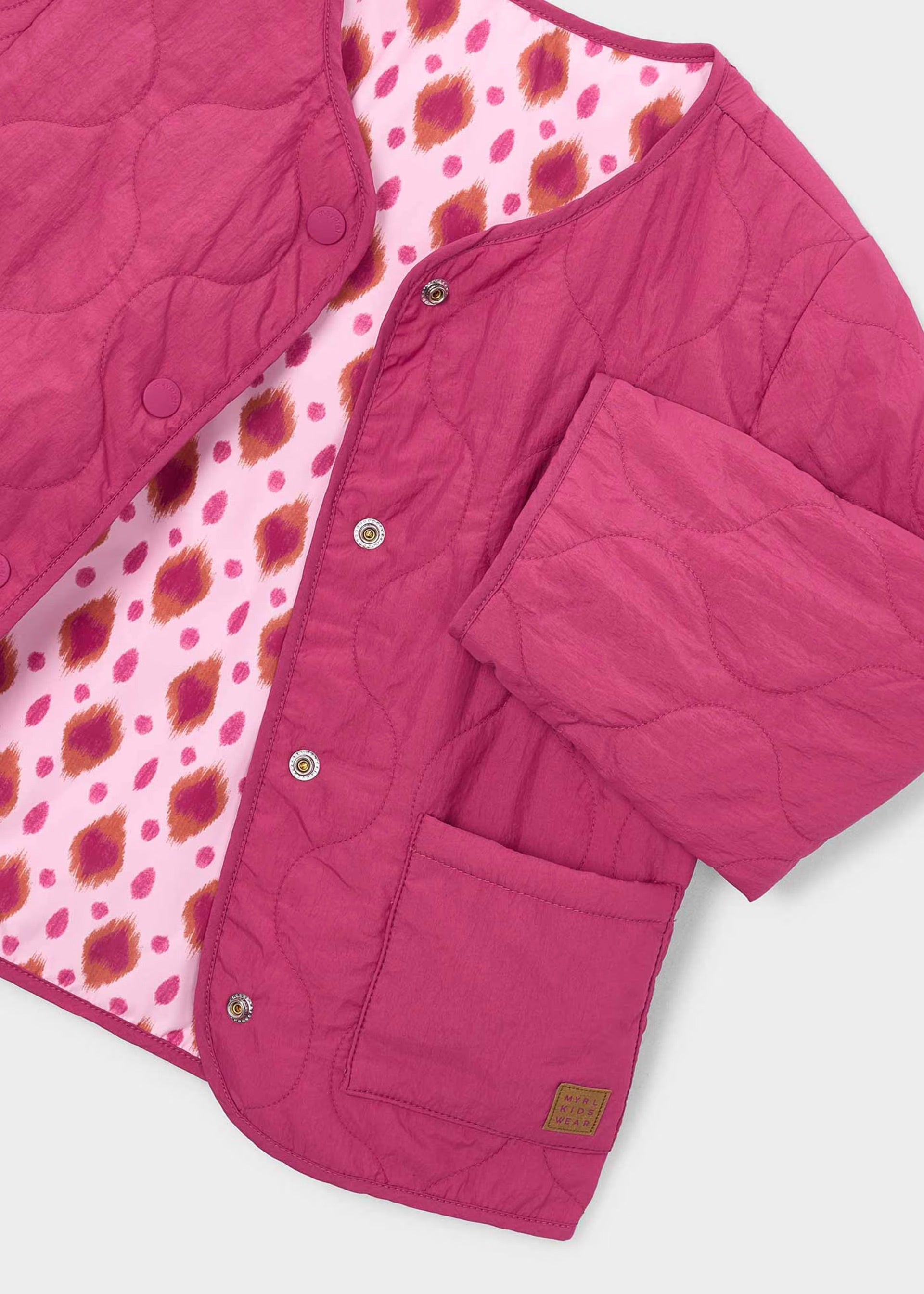 Mayoral Pink Reversible Jacket 3452