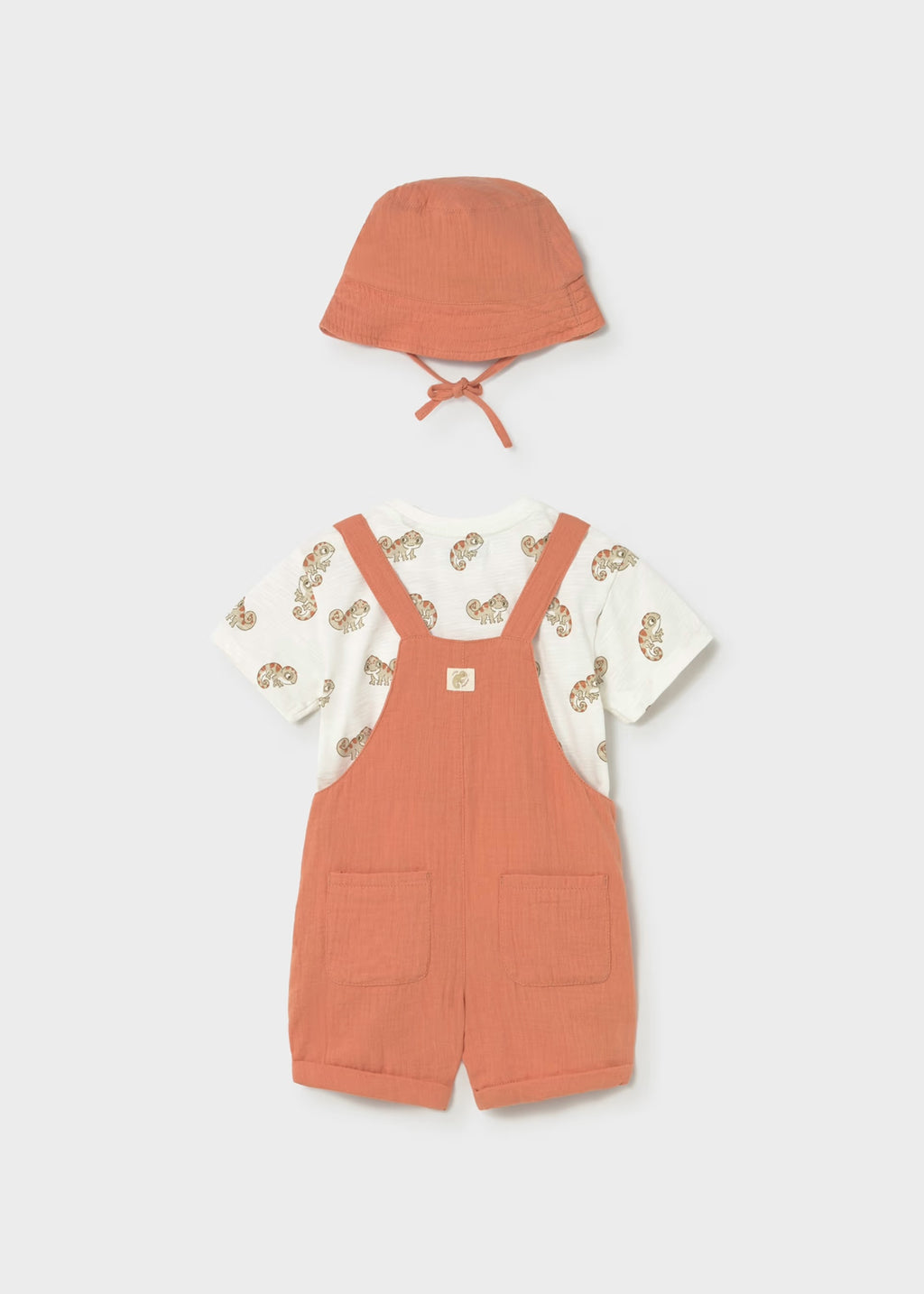 Mayoral Toddler 3pc  Dungaree Set 1663
