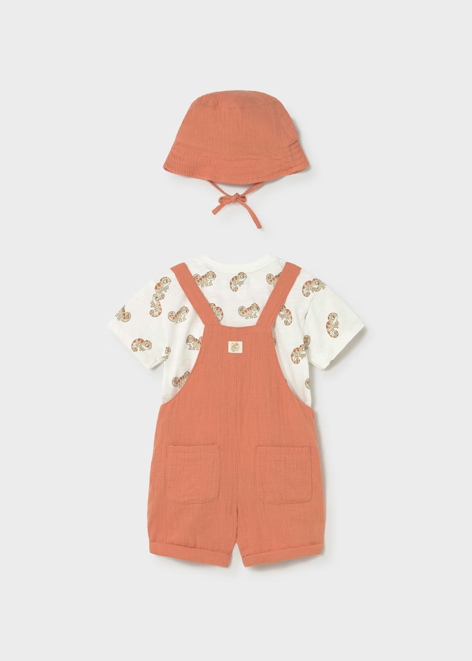 Mayoral Toddler 3pc  Dungaree Set 1663