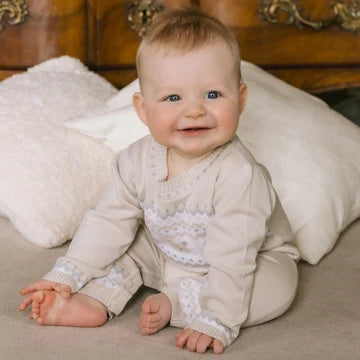 Emile et Rose Beige Kristian Babygrow & Hat 2622ST