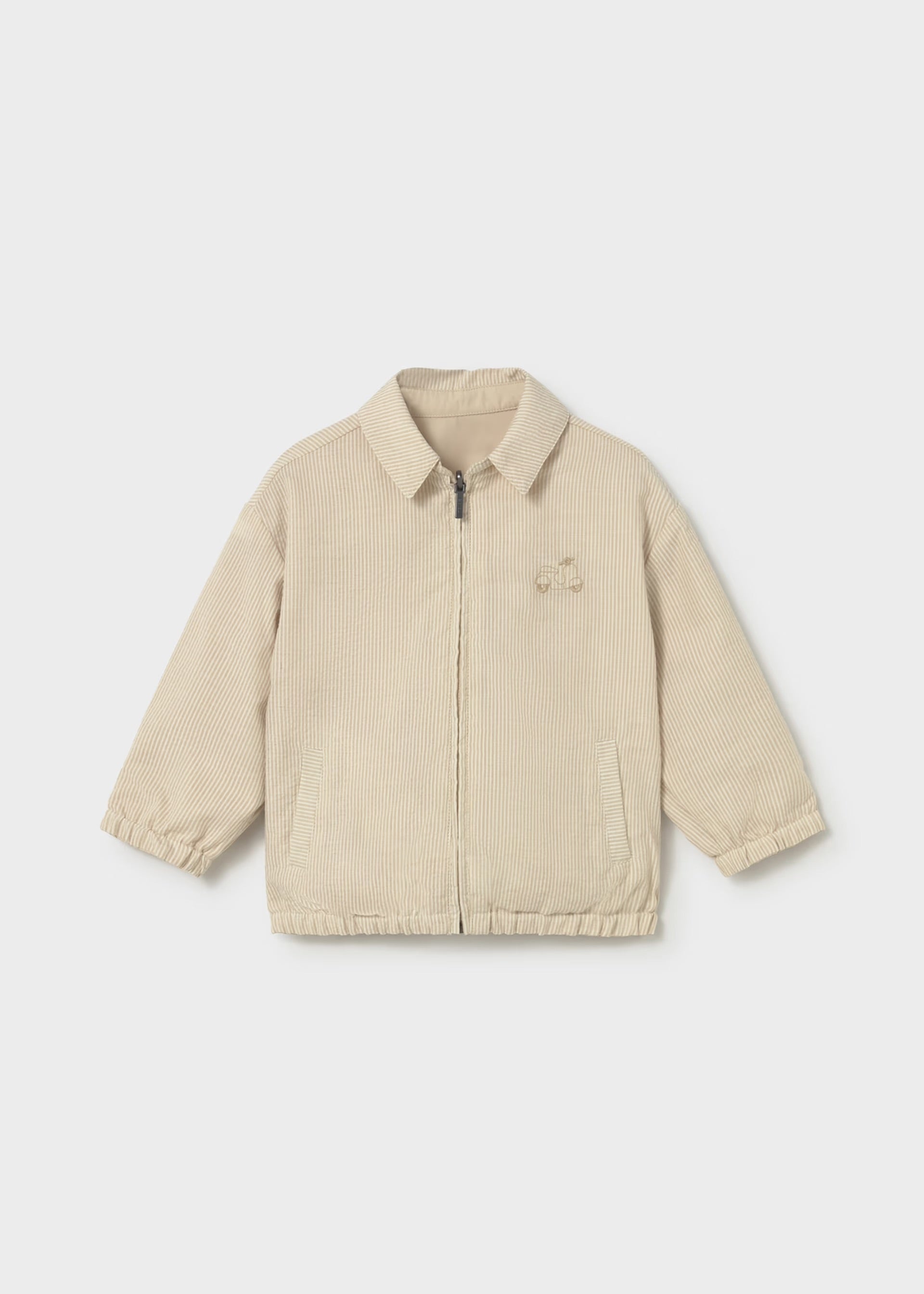 Mayoral Toddler Beige Reversible Jacket 1409