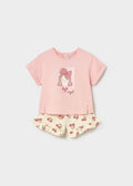 Mayoral Toddler Pink Short Set 1205