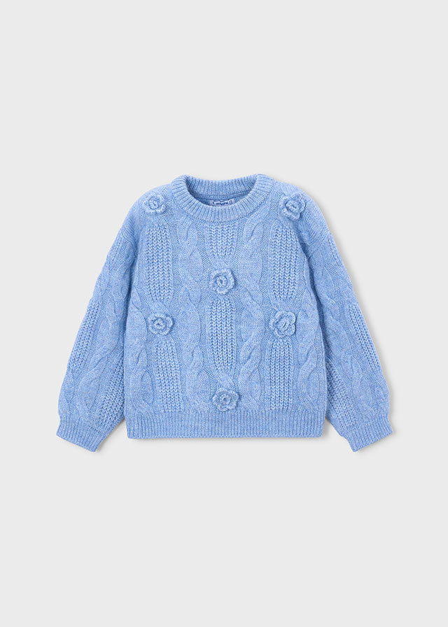 Mayoral 3D Flower Sweater 4319