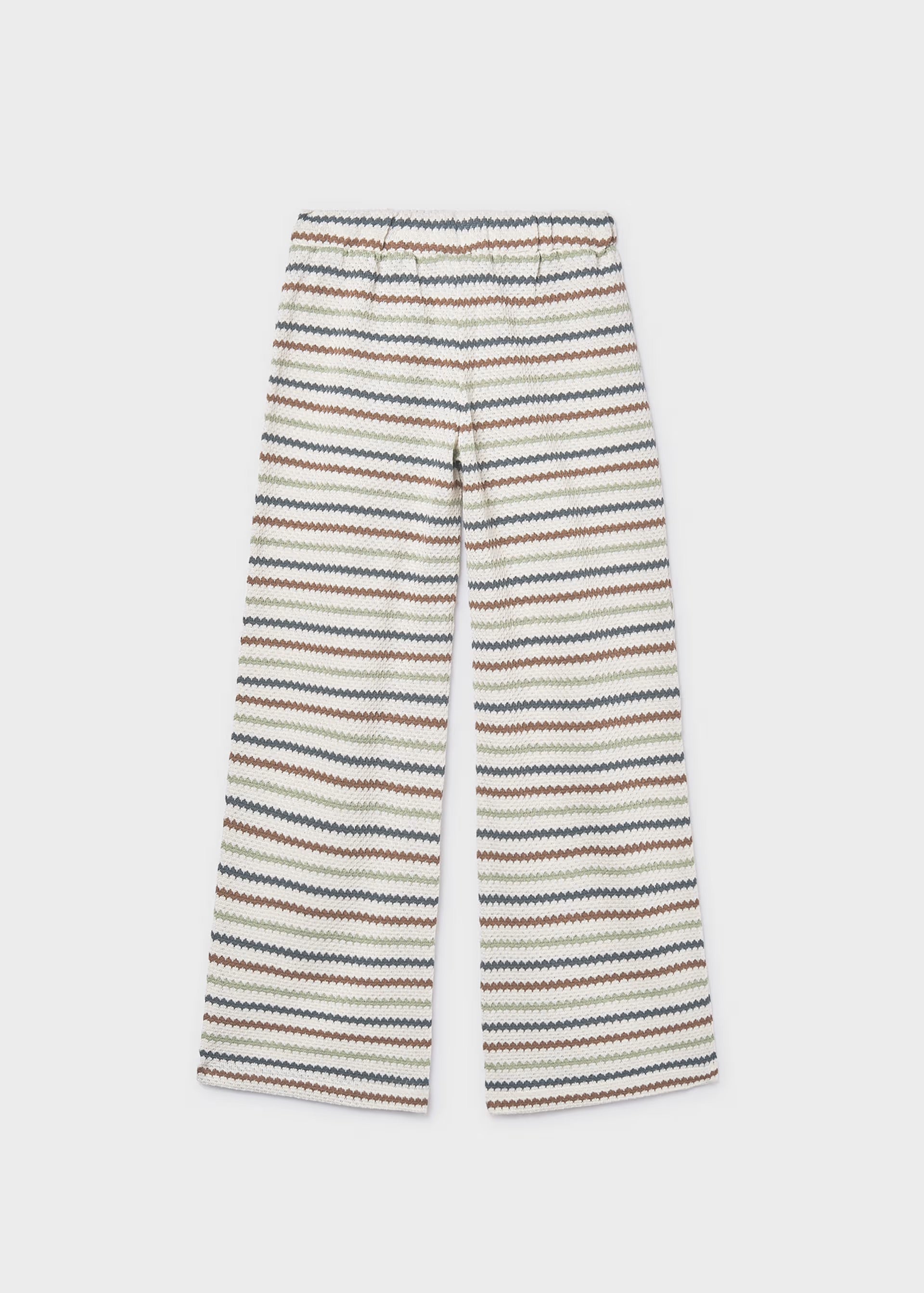 Mayoral Stripe Knit Trousers 6550