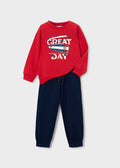 Mayoral Red Tracksuit 3882