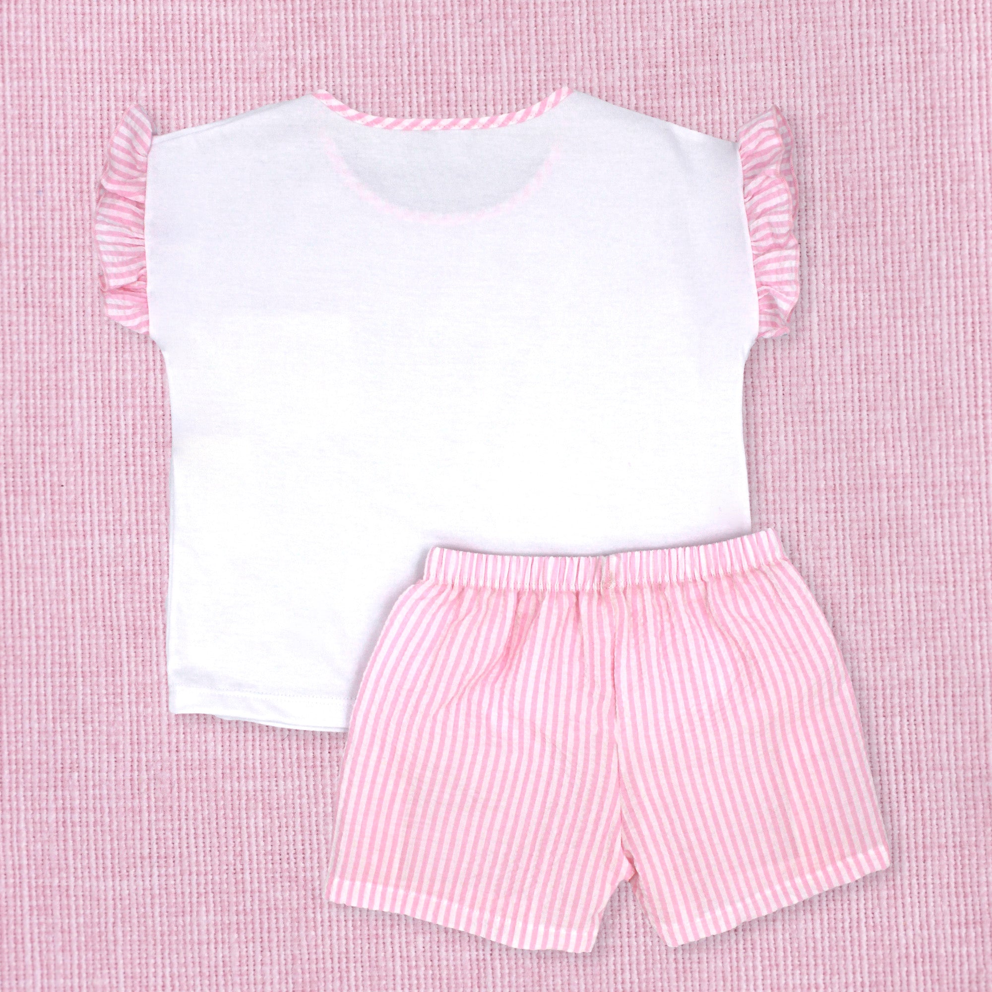 Rapife Pink Stripe Short Set 4151S26