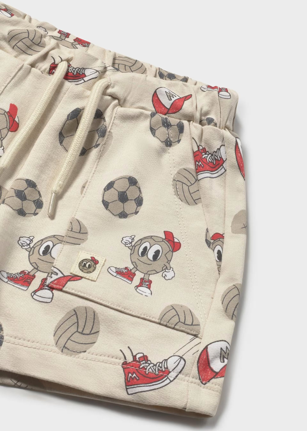 Mayoral Toddler Beige Print Shorts 1218