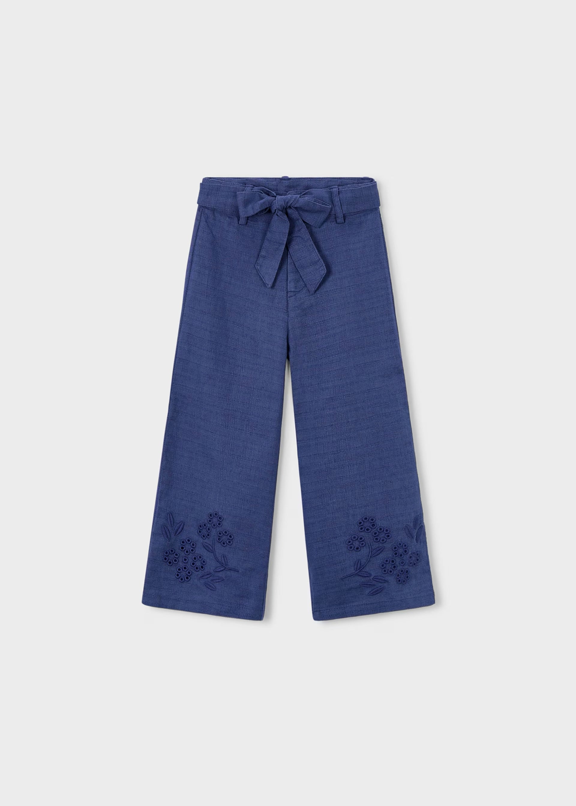 Mayoral Navy Linen Trousers 3585