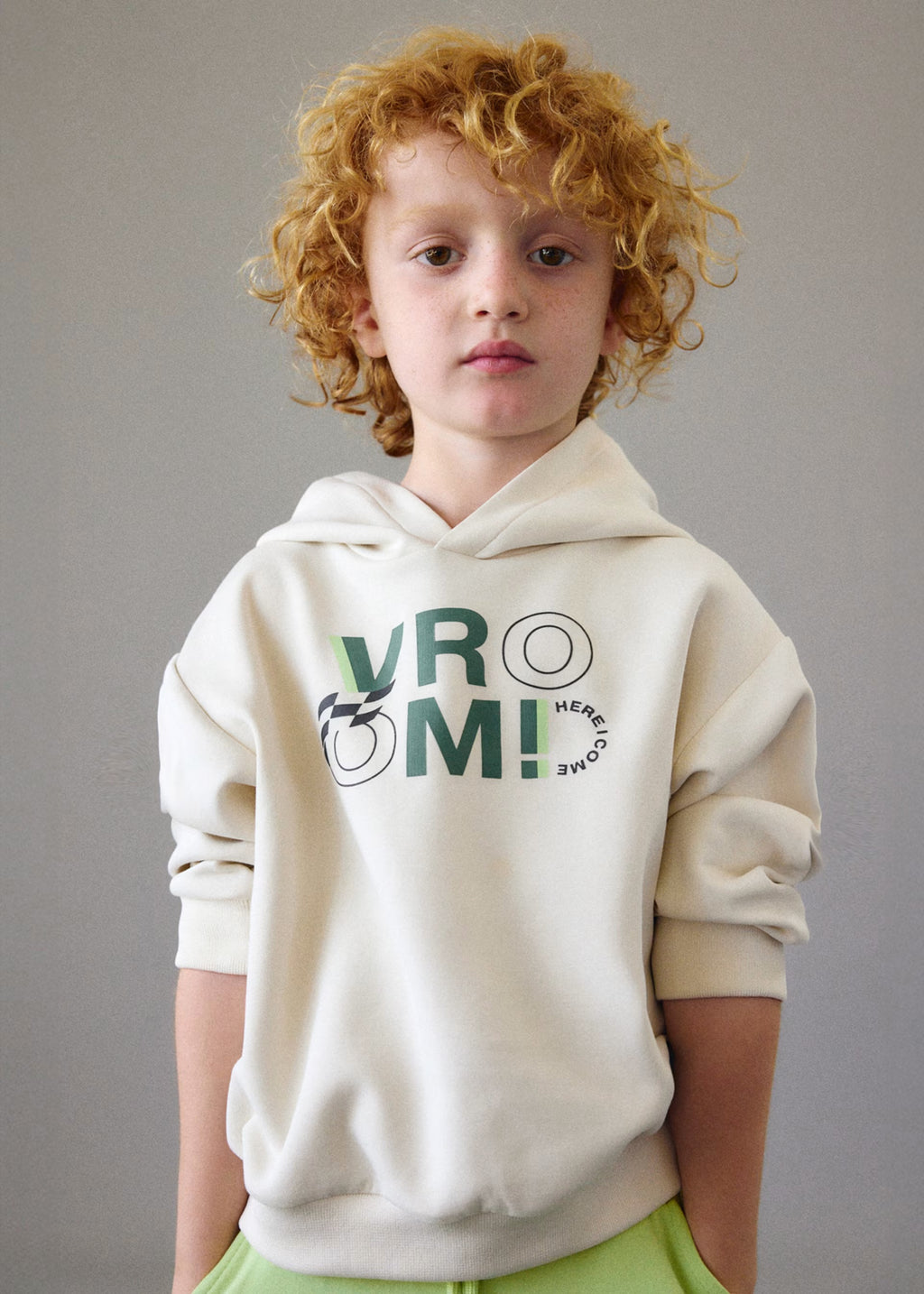 Mayoral Beige Hoodie 3435