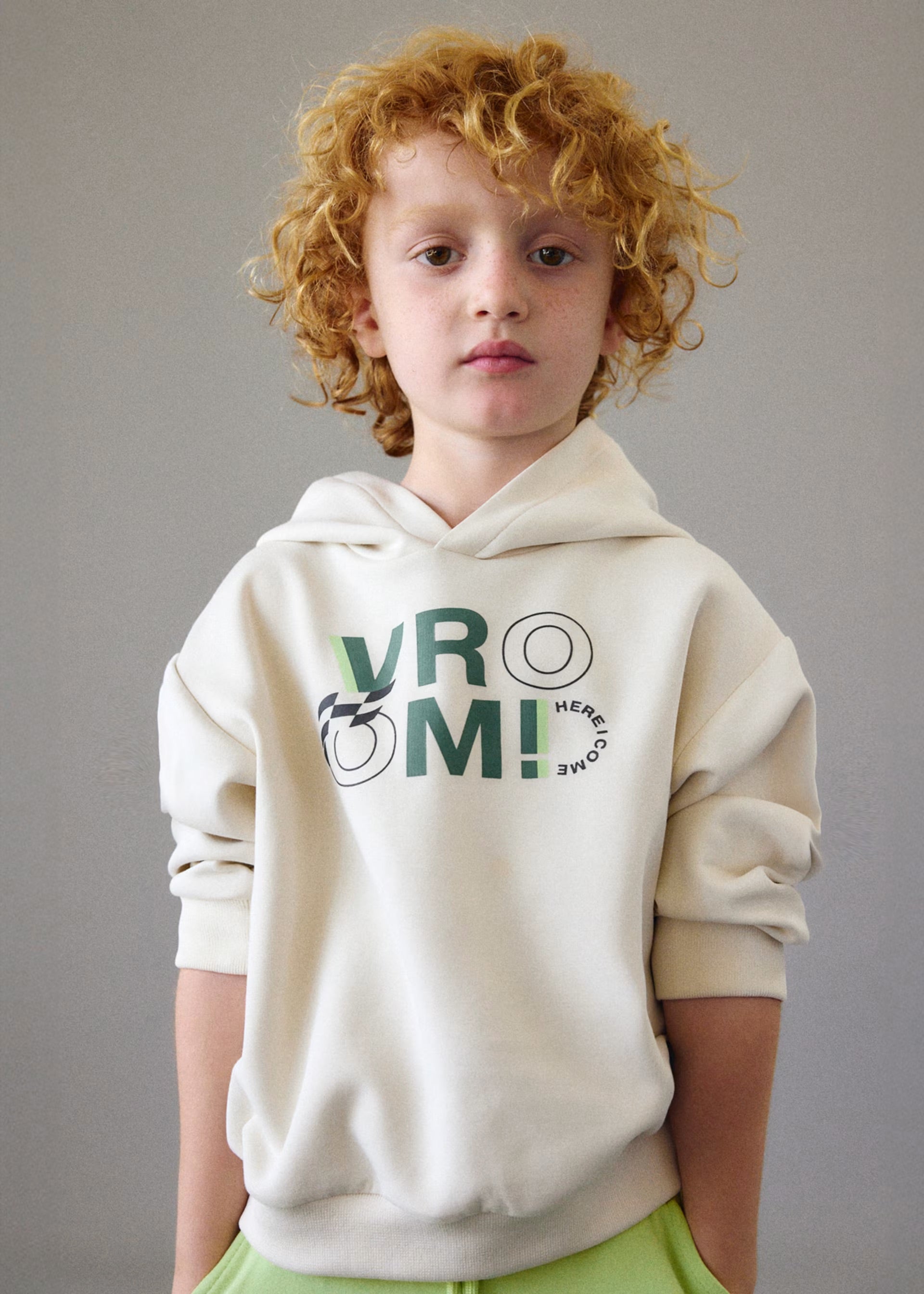 Mayoral Beige Hoodie 3435