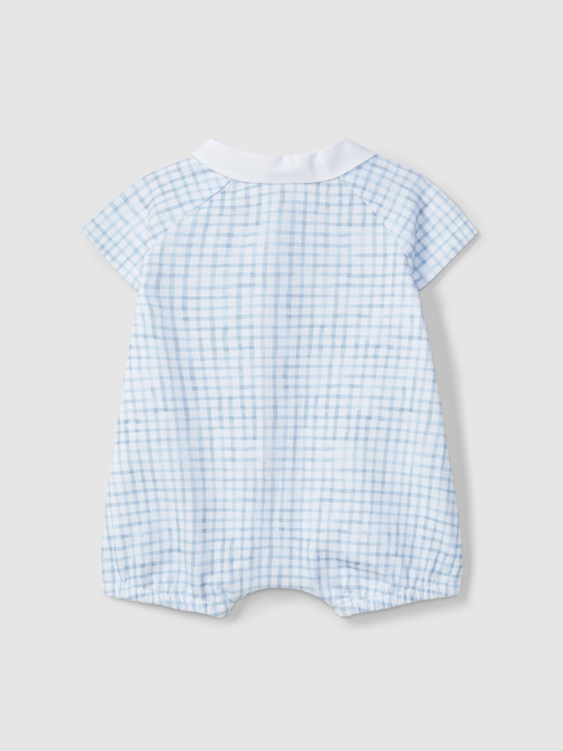 Laranjinha Blue Check Romper V6242