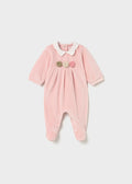 Mayoral Baby Velour Babygrow 2752