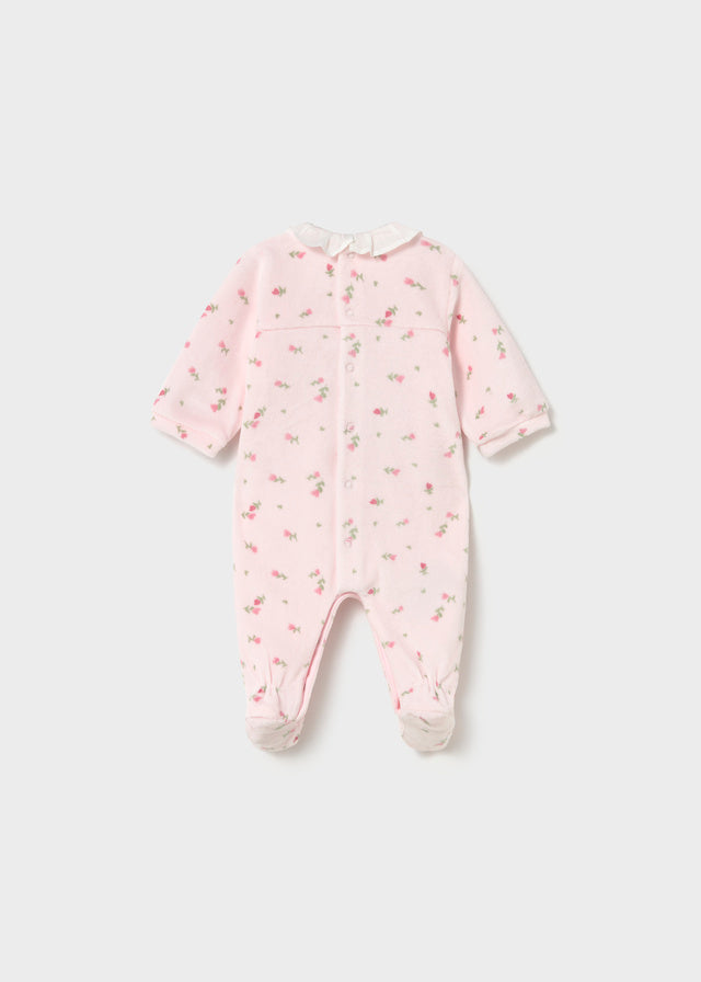 Mayoral Baby Velour Babygrow 2752