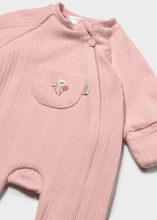 Mayoral Baby Pink Babygrow 2762
