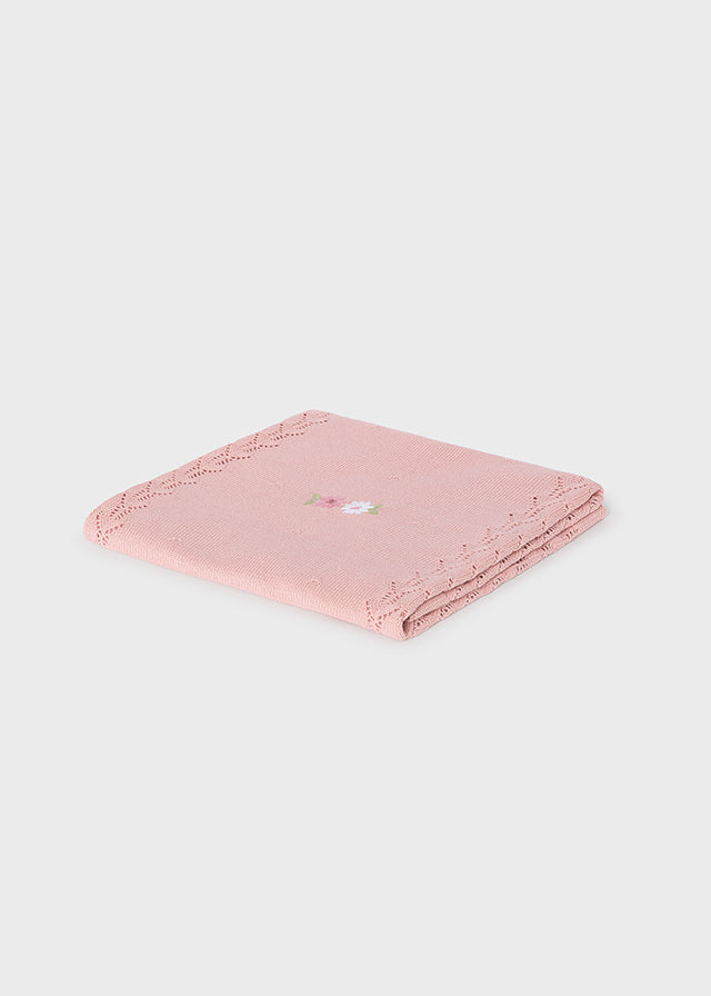 Mayoral Baby Pink Cotton Shawl 9132