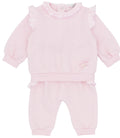 Girls Pink Jog Set