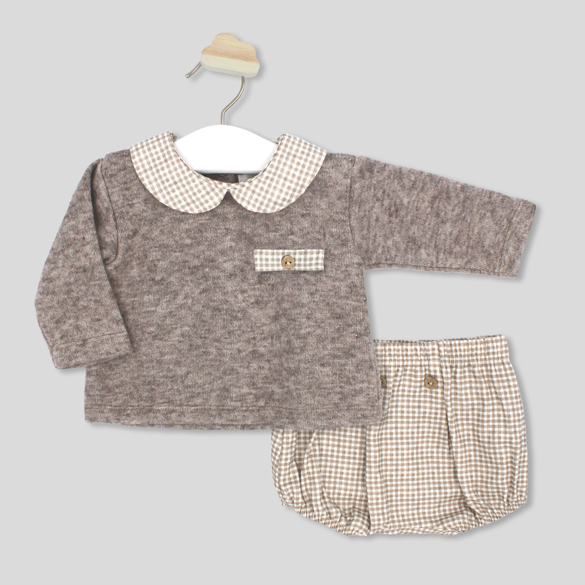 Rapife Shirt & Bloomers - Brown