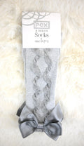 PEX Silver Grey Grazia Knee High Socks
