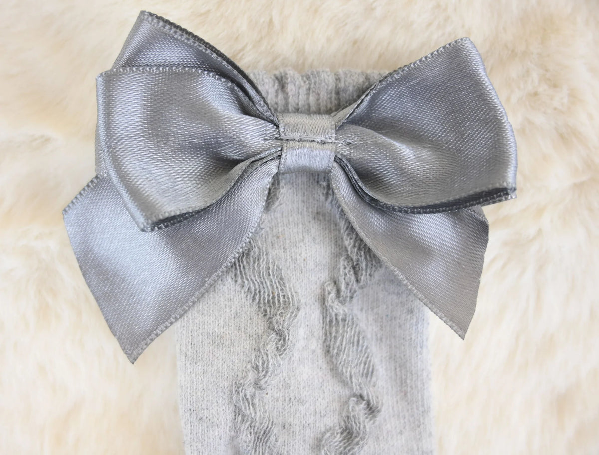 PEX Silver Grey Grazia Knee High Socks
