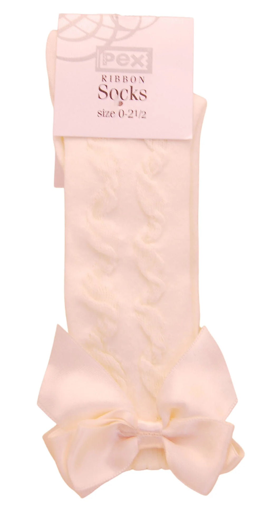 PEX Ivory Grazia Knee High Socks