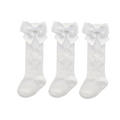 PEX White Grazia Knee High Socks 3pk