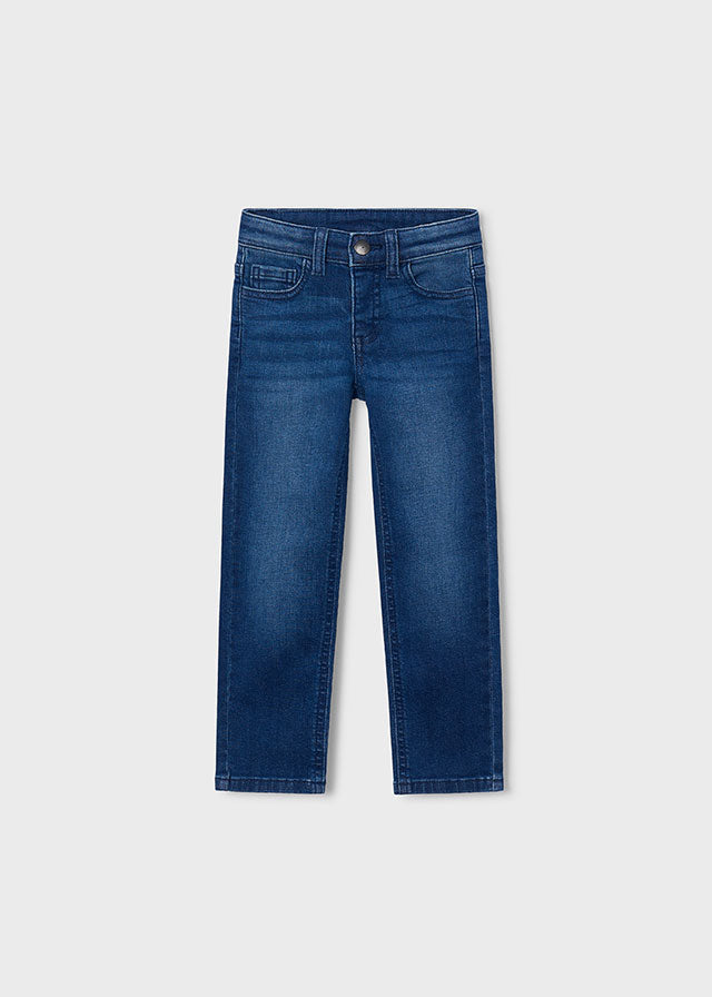 Mayoral Basic slim fit trousers - Dark