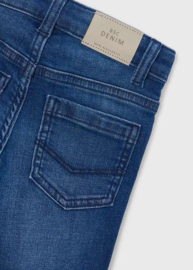 Mayoral Basic slim fit trousers - Dark