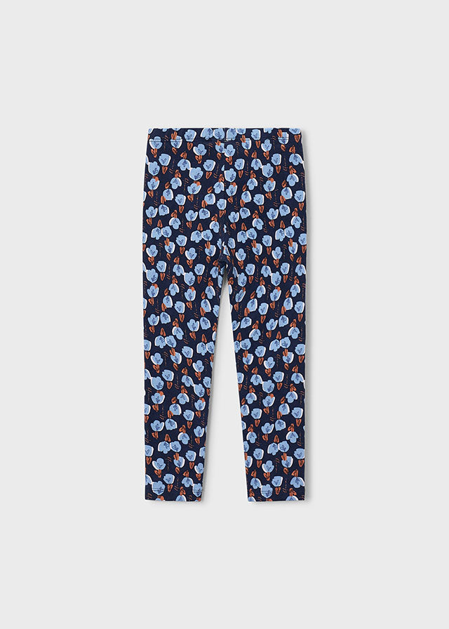 Mayoral Knit printed leggings - Navy