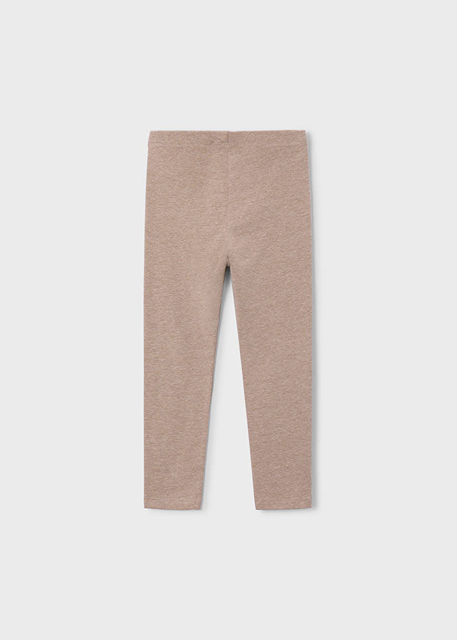 Mayoral Elastane basic leggings - Heather walnut