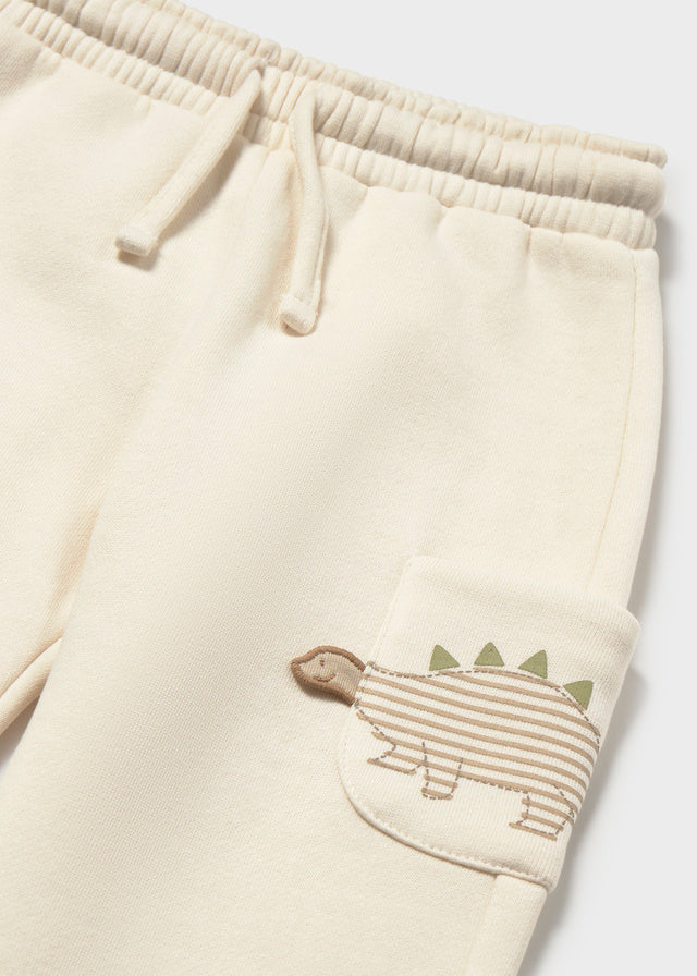 Mayoral Play terry pants - Light khaki