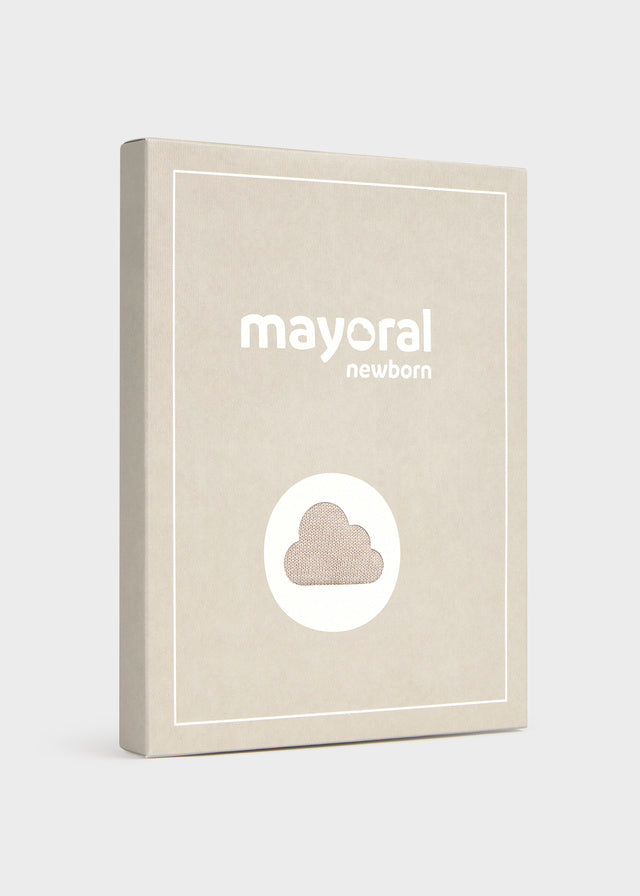 Mayoral Tricot romper - Heather mocha