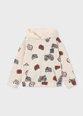 Mayoral Printed pullover - Light khaki