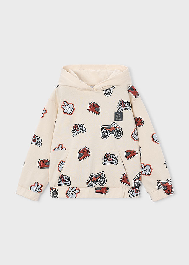 Mayoral Printed pullover - Light khaki