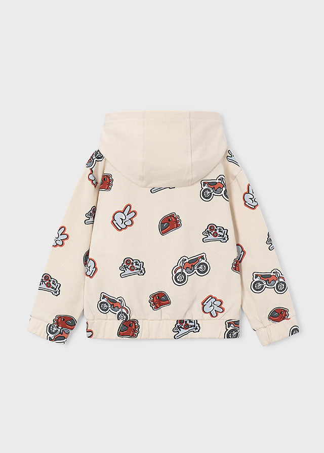 Mayoral Printed pullover - Light khaki