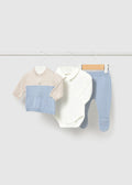 Mayoral 3 piece leg warmer set - Sky