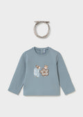 Mayoral Long sleeve t-shirt with headpiece - Hummingbird