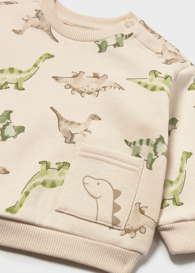 Mayoral Patterned pullover - Light Taupe