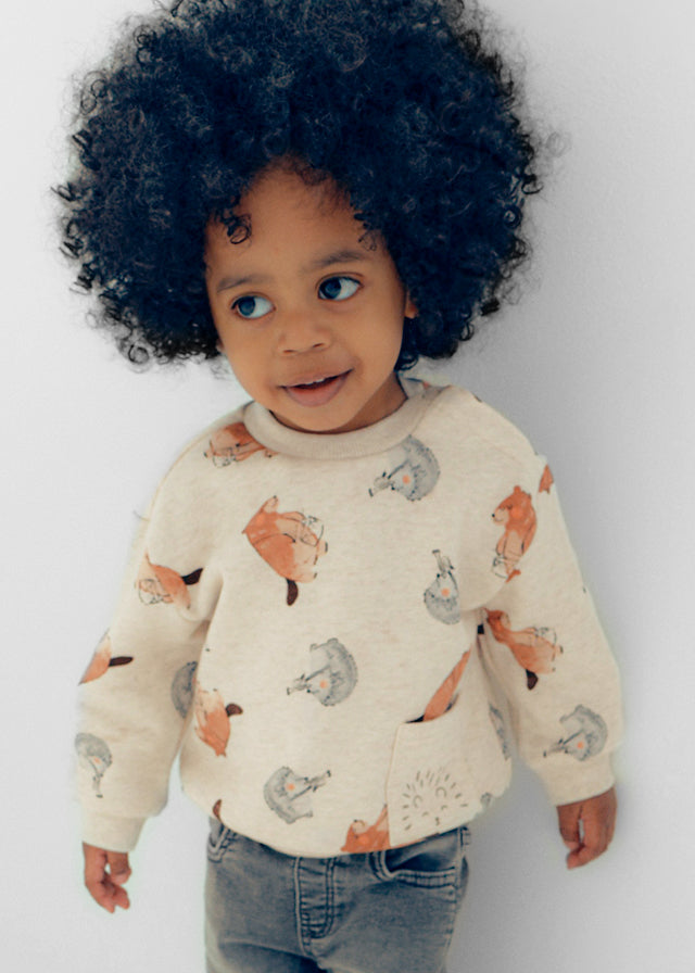 Mayoral Patterned pullover - Tofu