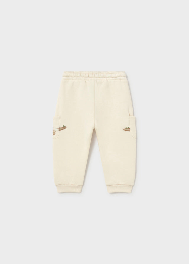 Mayoral Play terry pants - Light khaki