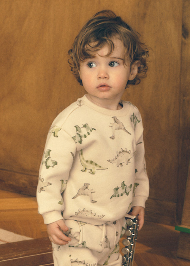 Mayoral Patterned pullover - Light Taupe